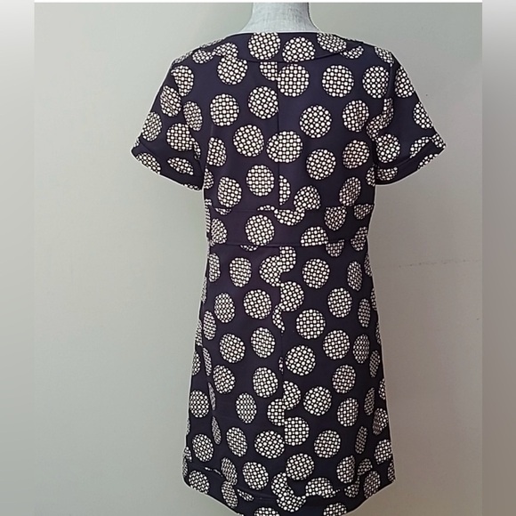 Red Valentino Navy & White Polka Dot Dress - Picture 3 of 5